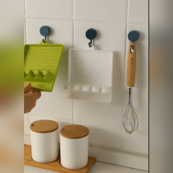 - White Utensil & Lid Holder - New - Picture 15 of 15